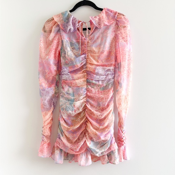 For Love And Lemons Gradiant Ruffle Dress - Picture 9 of 14